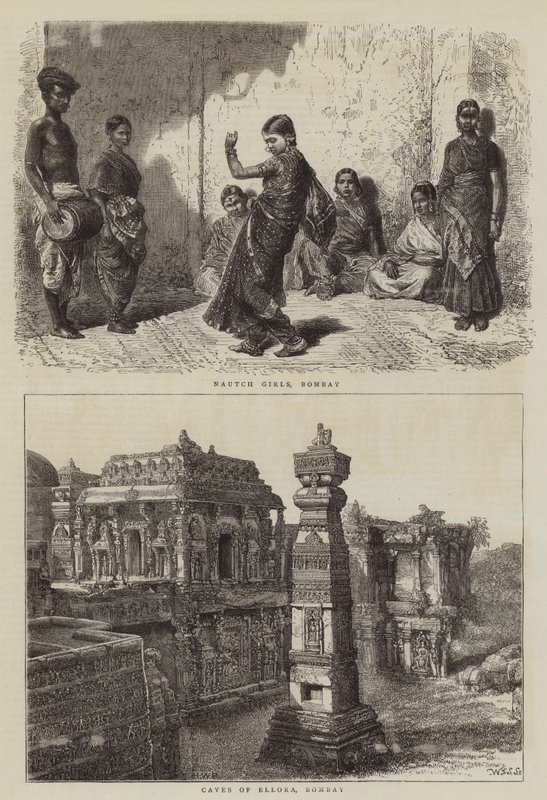 Udsigt i Indien af Henry William Brewer