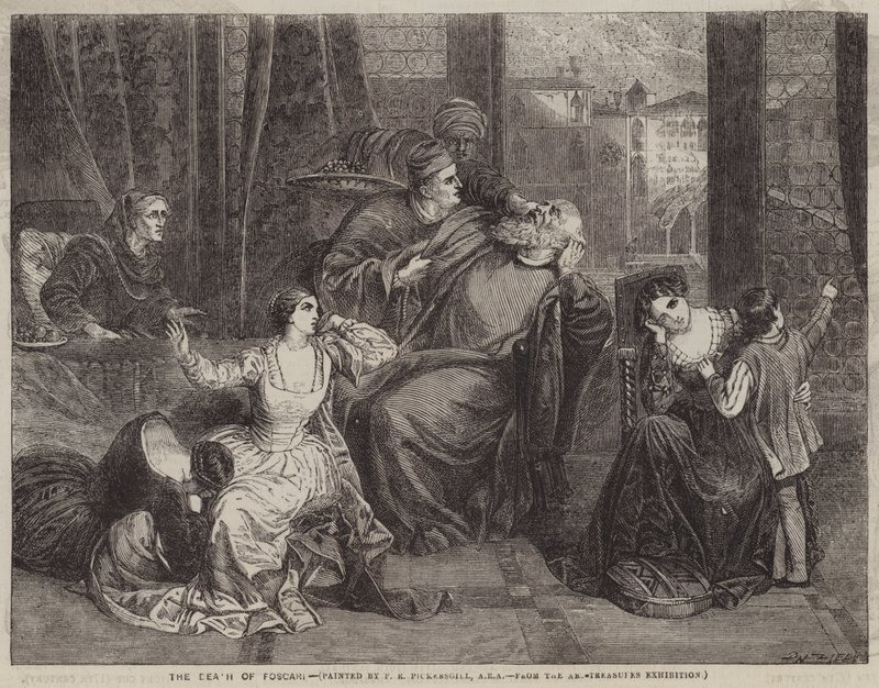 Foscaris død af Henry William Pickersgill