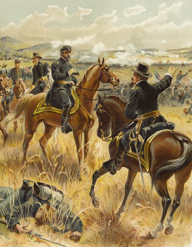 Meade i Gettysburg, 2. juli 1863 af Henry Alexander Ogden