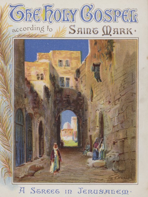 En gade i Jerusalem (chromolitho) af Henry Andrew Harper