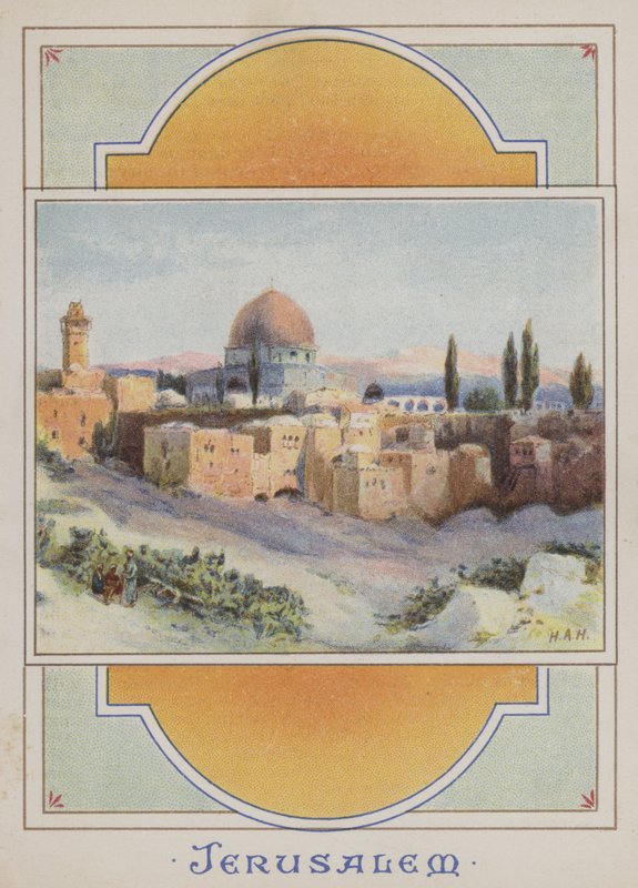 Jerusalem (chromolitho) af Henry Andrew Harper