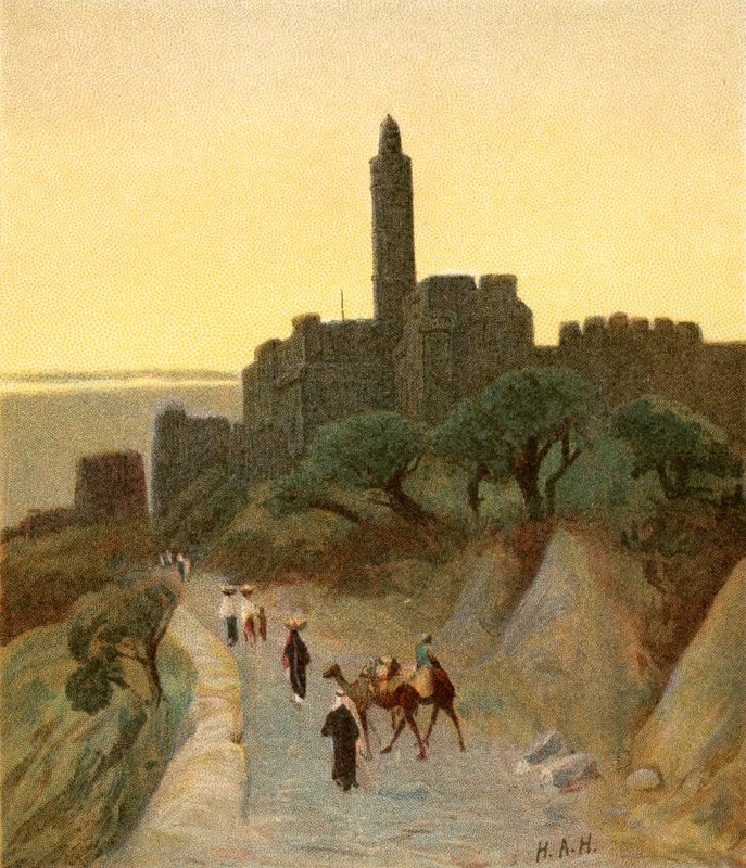 Jerusalem, Davids tårn af Henry Andrew Harper