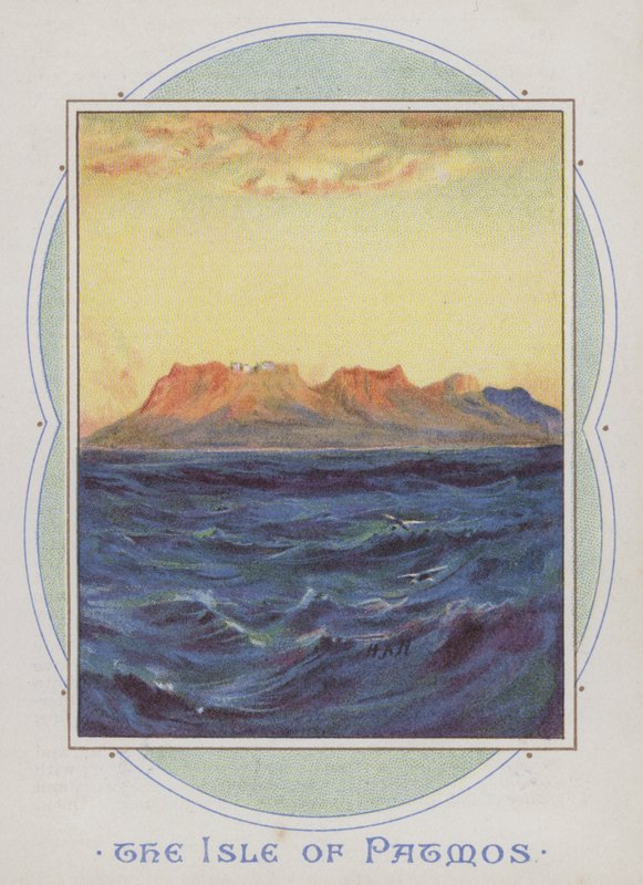 Isle of Patmos (chromolitho) af Henry Andrew Harper
