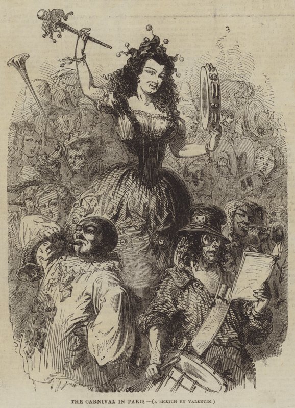 Karneval i Paris af Henry Augustin Valentin