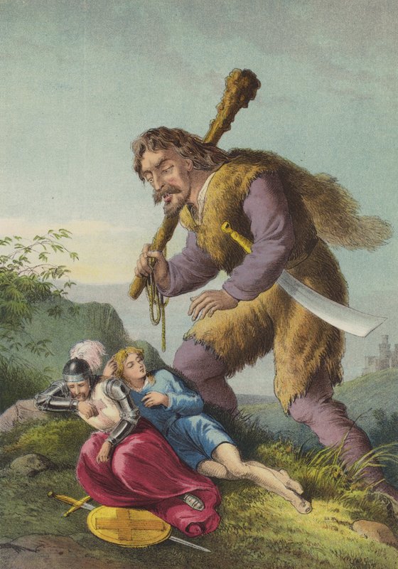 Giant Despair (chromolitho) af Henry Courtney Selous