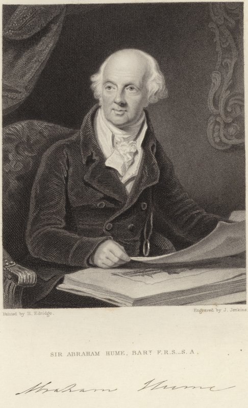 Sir Abraham Hume af Henry Edridge