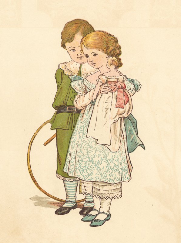 Bejler til mennesker (farve litho) af Henry Hetherington Emmerson