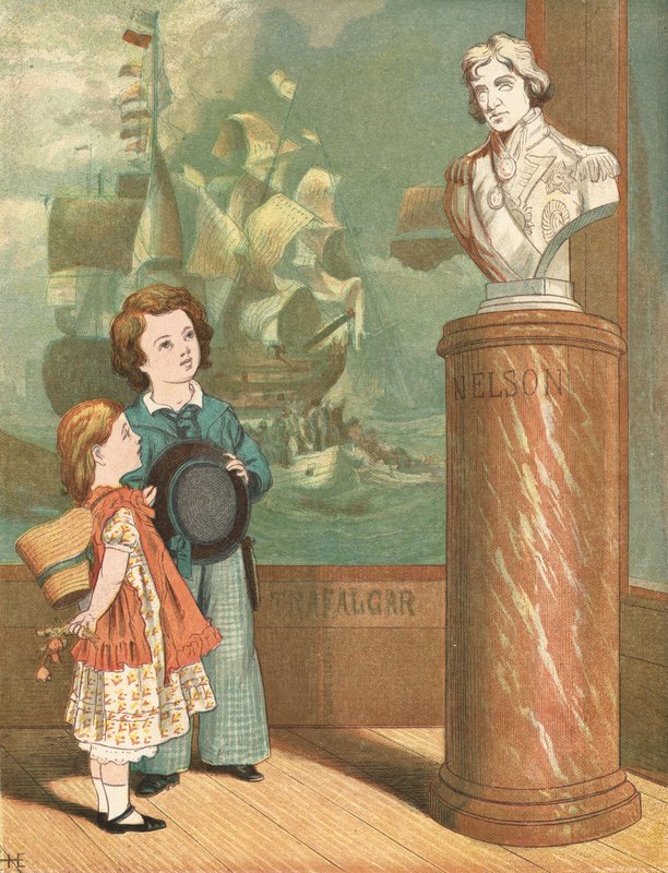 Patriotiske mennesker (farve litho) af Henry Hetherington Emmerson