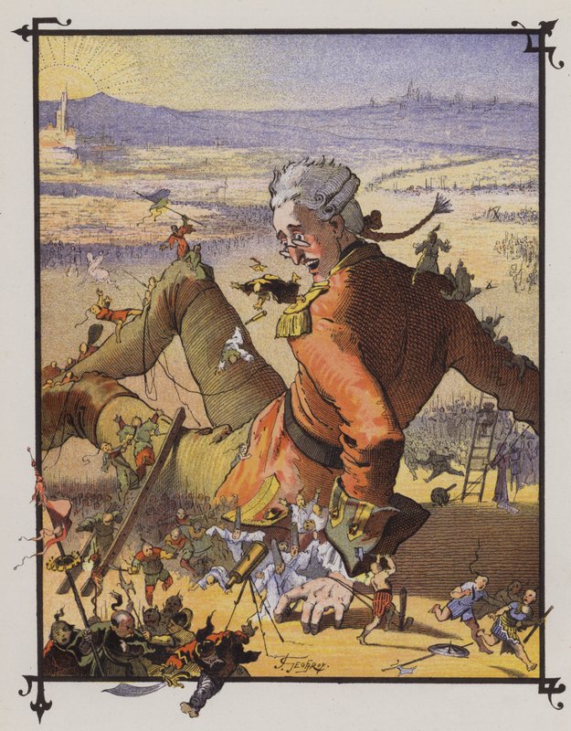 Gulliver i Lilliput af Henri Jules Jean Geoffroy