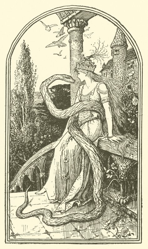 The Enchanted Snake (gravering) af Henry Justice Ford