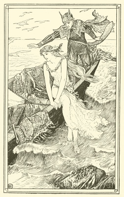 Den Gyldne Havfrue (gravering) af Henry Justice Ford