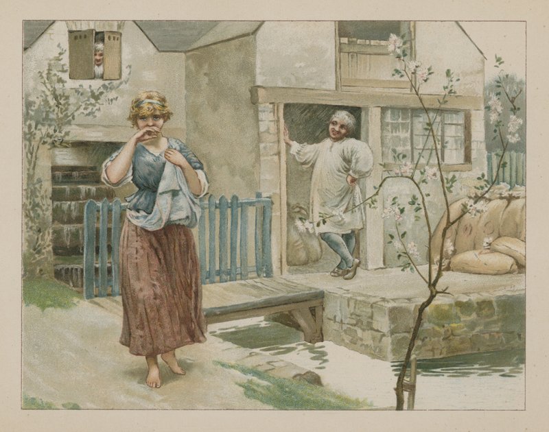 Hej, den støvede møller (chromolitho) af Henry Marriott Paget