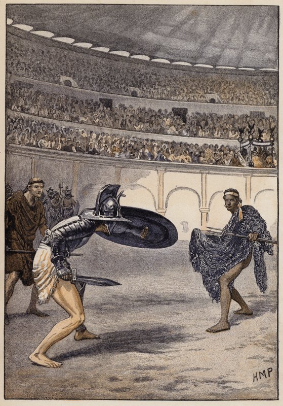 In the amphitheater dani af Henry Marriott Paget