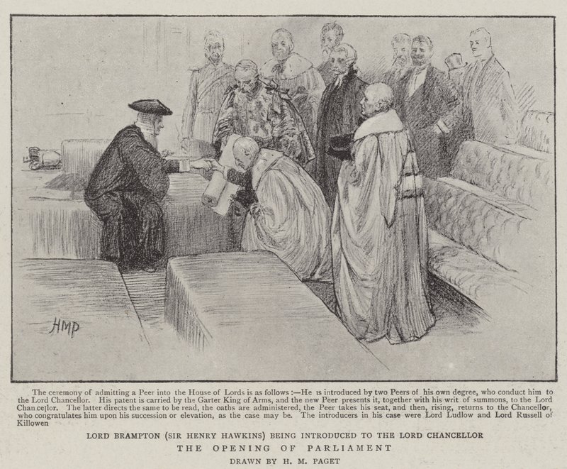 Parlamentets åbning af Henry Marriott Paget
