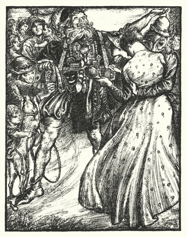 Shakespeares sang: "Kom køb" (litho) af Henry Ospovat