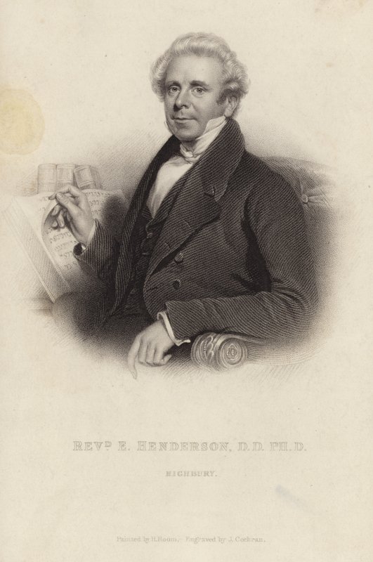 Pastor Ebenezer Henderson af Henry Room