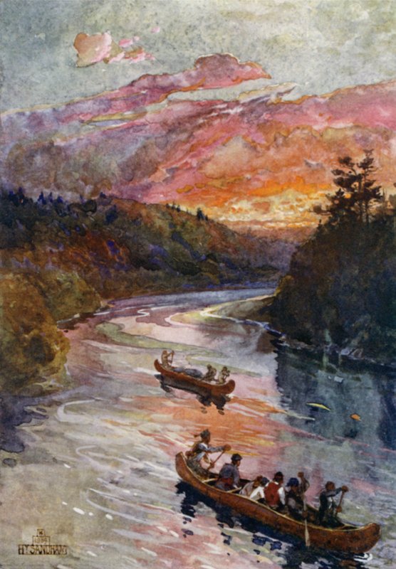 Sejlads på ferskvand af Henry Sandham