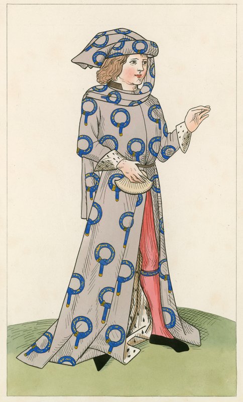 A Knight of the Garter, c 1470, af Henry Shaw