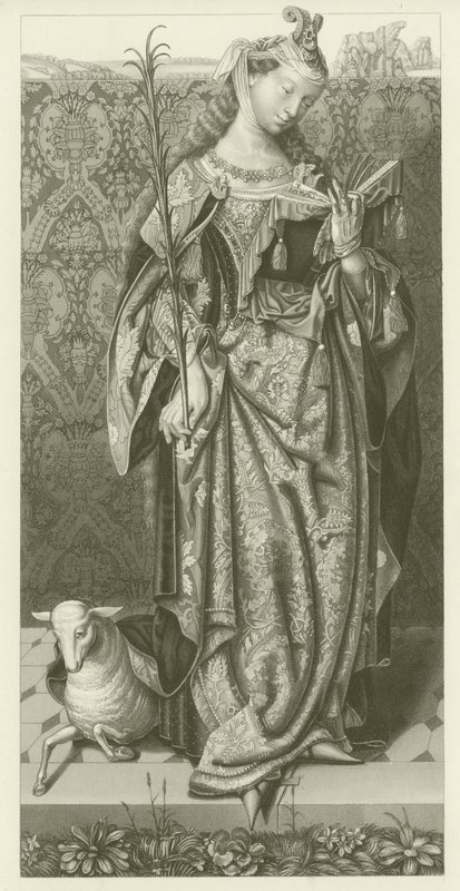 Sankt Agnes af Henry Shaw