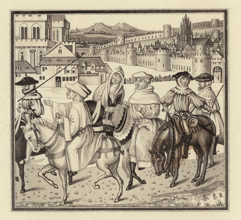 Pilgrimsrejsen i Canterbury af Henry Shaw