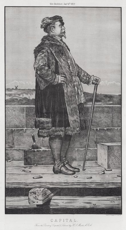 Kapital (gravering) af Henry Stacey (after) Marks