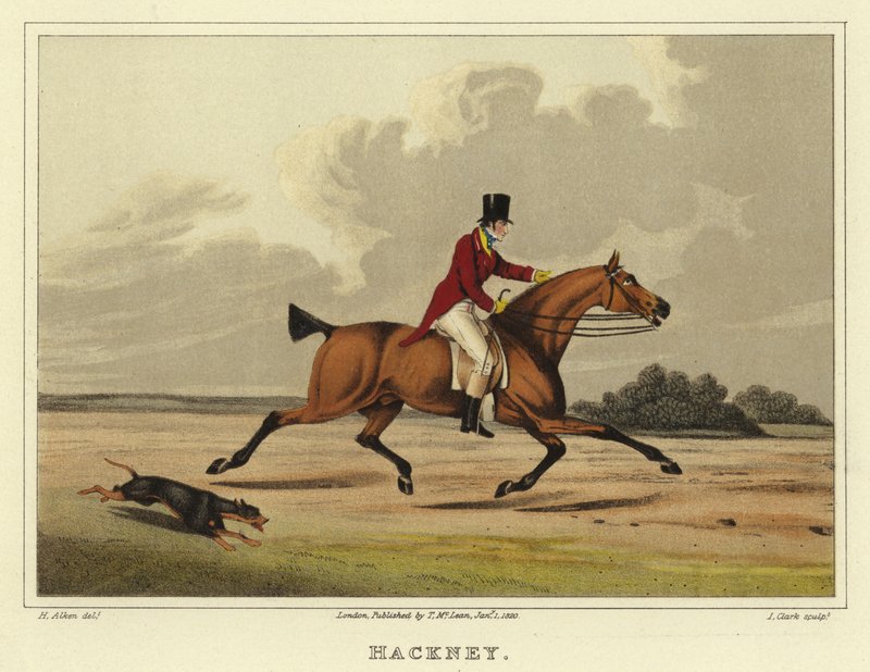 Hackney (chromolitho) af Henry Thomas Alken