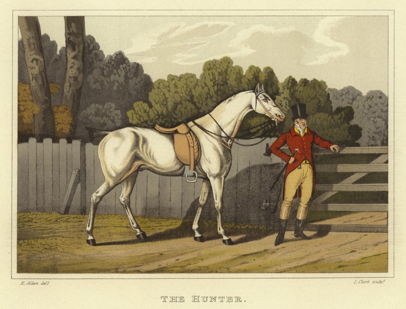 Hunter (chromolitho) af Henry Thomas Alken