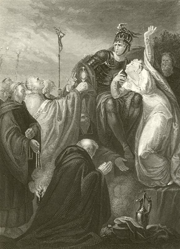 St Augustine før Ethelbert af Henry Tresham