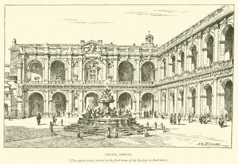 Palace, Loreto (gravering) af Henry William Brewer