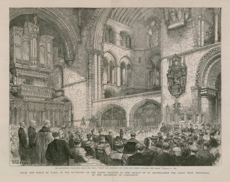 Skt. Bartholomew den Store (gravering) af Henry William Brewer