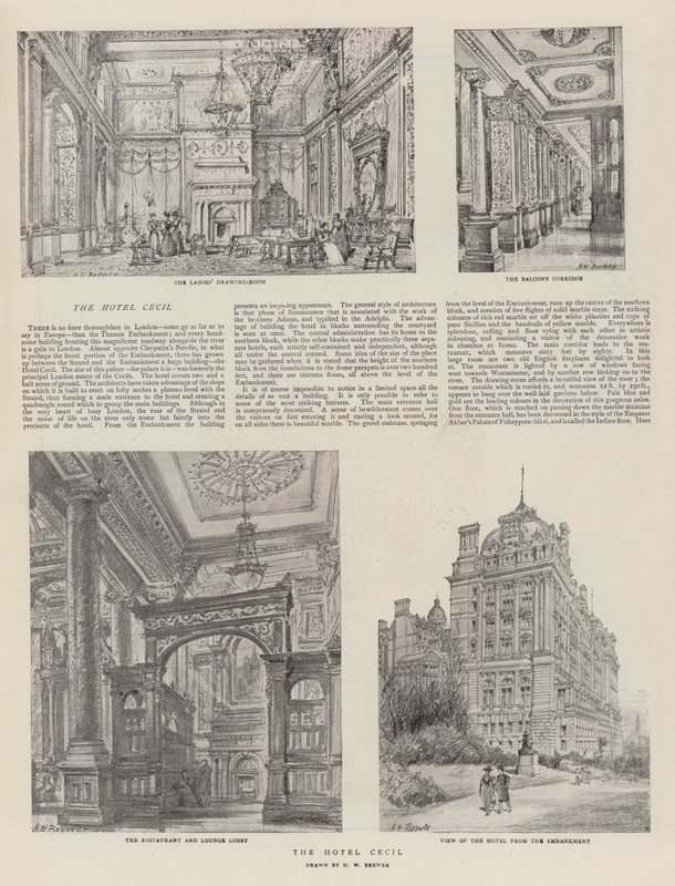 Hotel Cecil af Henry William Brewer