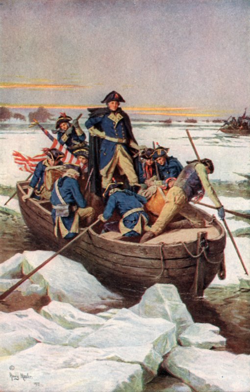 George Washington krydser Delaware af Henry after Mosler
