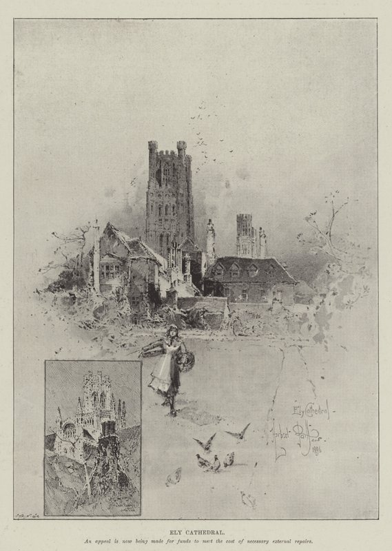 Ely katedral af Herbert Railton