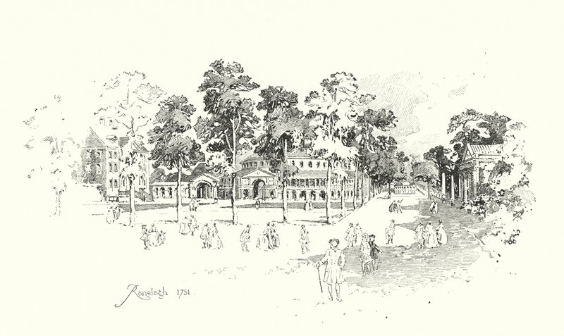 Ranelagh Gardens, London af Herbert (after) Railton