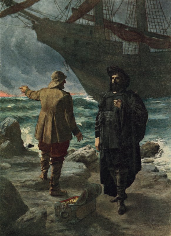 Daland så skarpt på den fremmede af Hermann Hendrich