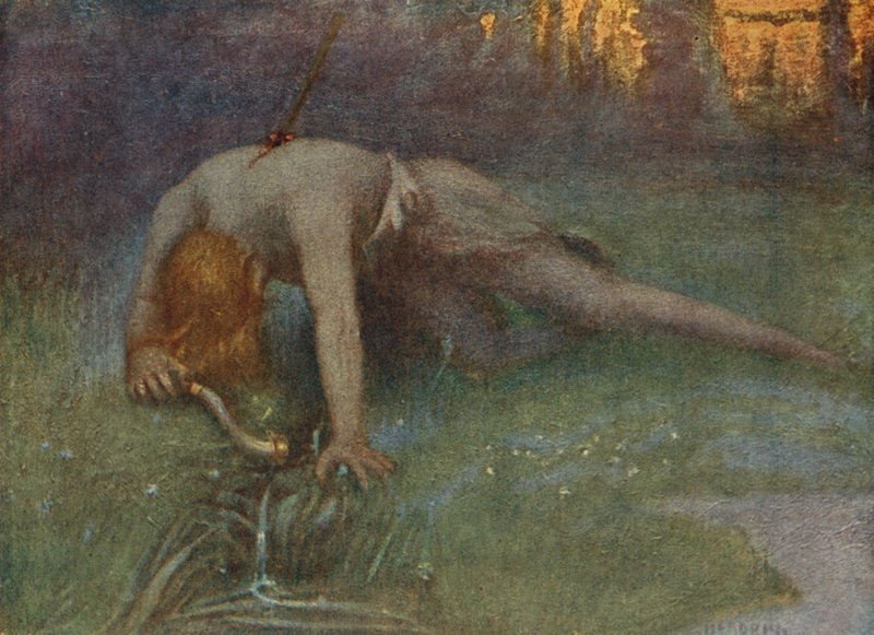 Siegfrieds død af Hermann Hendrich