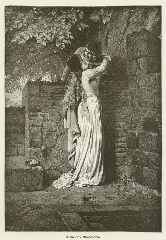 Immo og Hildegard af Hermann Kaulbach
