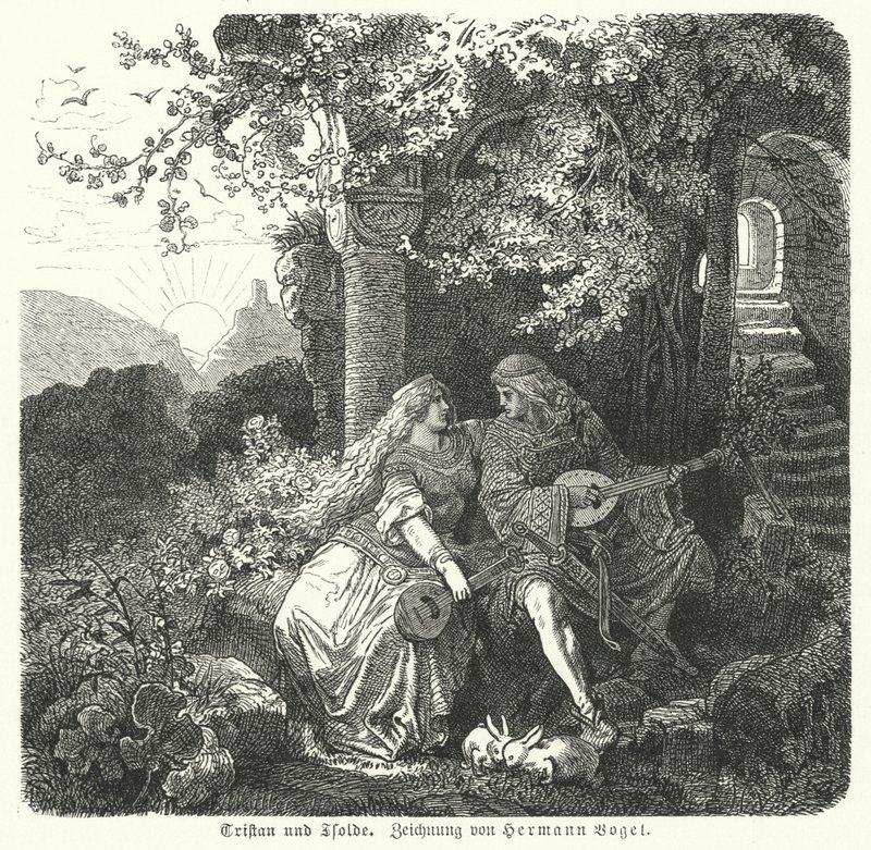 Tristan og Isolde af Hermann Vogel