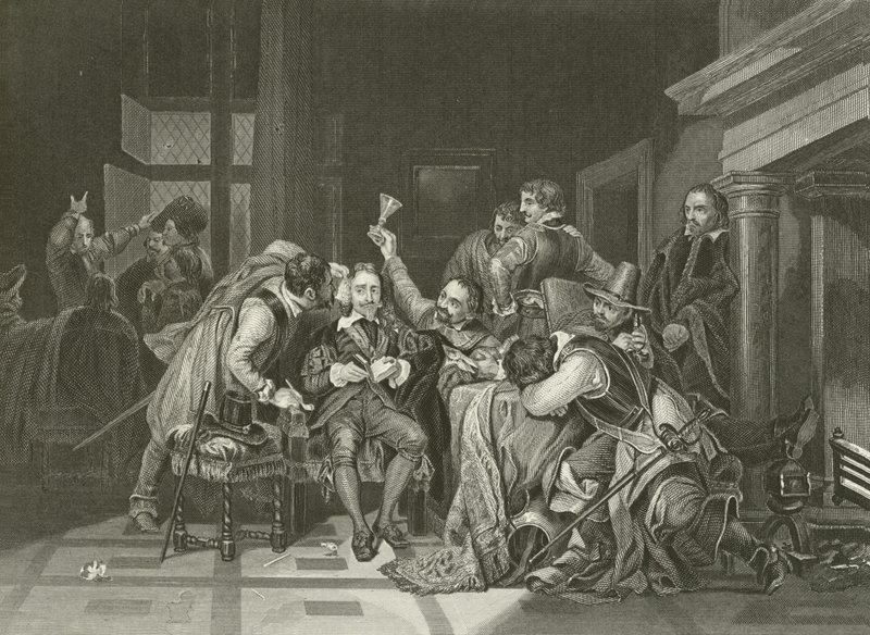 Karl den Første i vagtstuen af Hippolyte Delaroche