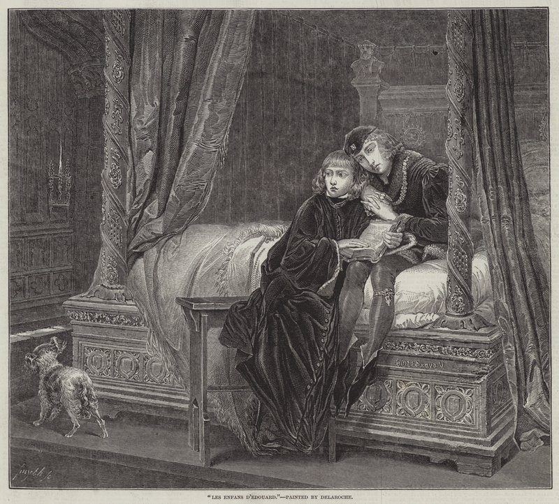 Edouards børn af Hippolyte Delaroche