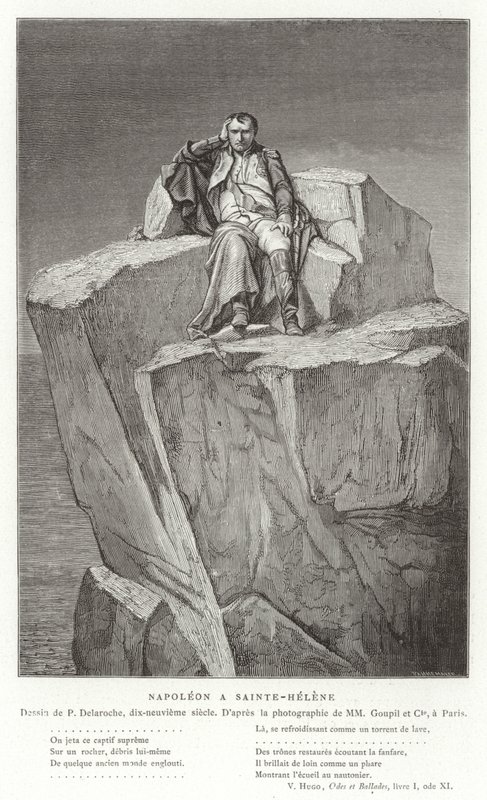 Napoleon på St. Helena af Hippolyte Delaroche