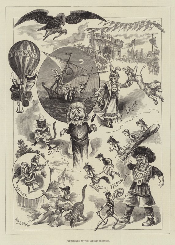 Pantomimes i London Theatres af Horace Morehen