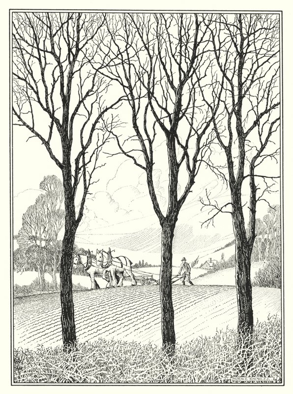 Marts (litografi) af Horace J. Knowles