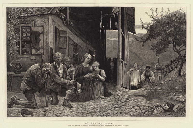 Ved Dødens Dør af Hubert von Herkomer