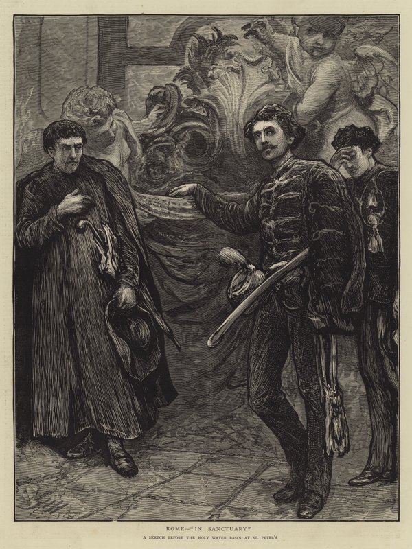 Rom, i en helligdom af Hubert von Herkomer