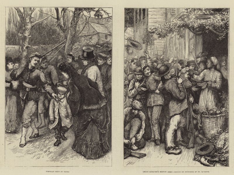 Scener i Frankrig af Hubert von Herkomer