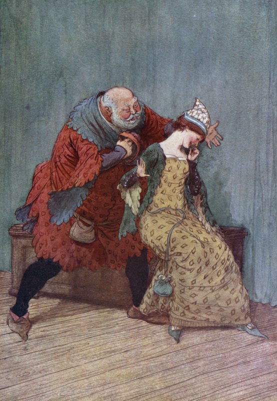 Illustration til The Merry Wives of Windsor af Hugh Thomson
