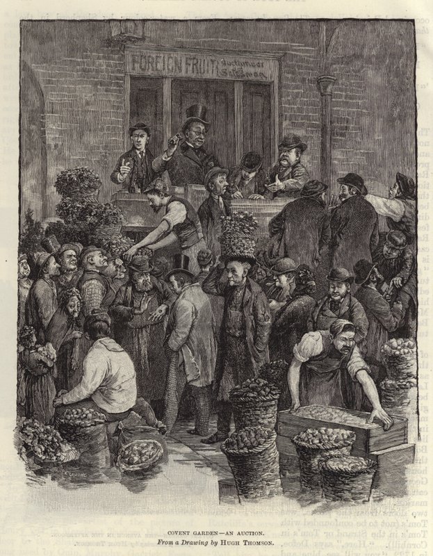 Covent Garden - en auktion af Hugh Thomson