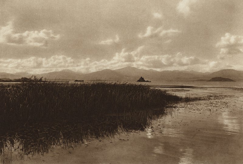 Mexico: Laguna de Patzcuaro (s/h-foto) af Hugo Brehme
