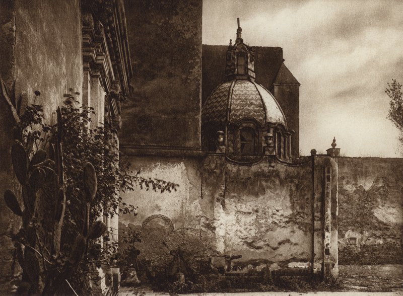 Mexico: Monasterio Churubusco (s/h-foto) af Hugo Brehme